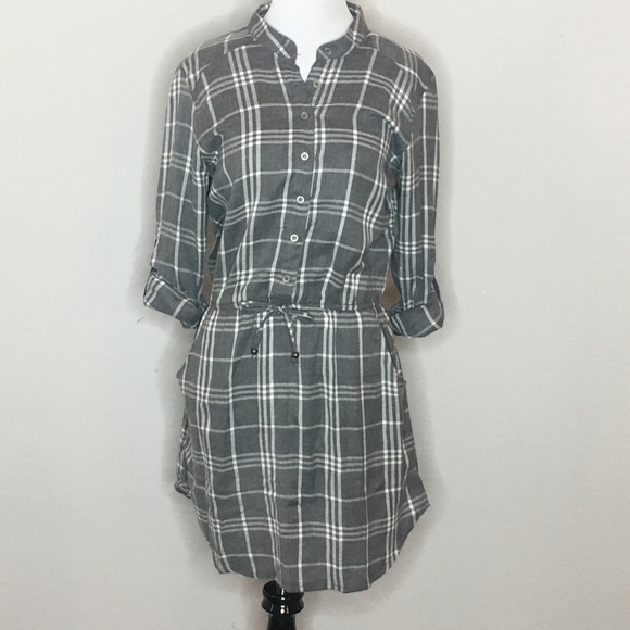 Angie Plaid Button-Up Front Dress Size Small - Picture 10 of 10